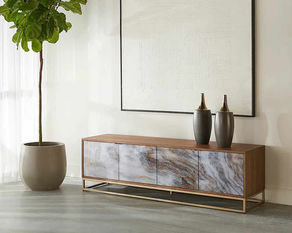 FUENTES MEDIA CONSOLE AND CABINET