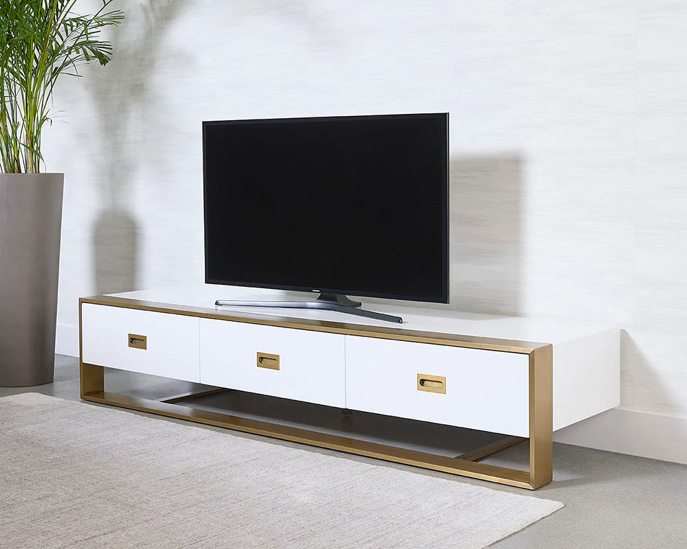 BRIELLE MEDIA CONSOLE AND CABINET